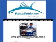 Tablet Screenshot of boganmarine.com